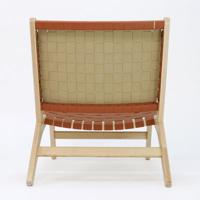 Modern Design Nordic Luxury Lounge Chair PU Leather Solid Wood Leisure Sofa Chair Set For Living Room Customized Designs