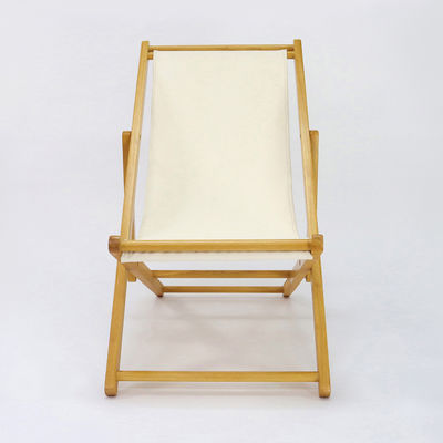 Adjustable Height Design Nordic Luxury Lounge Fabric Beach Solid Wood Leisure Sofa Chair For Living Room and Outdoor