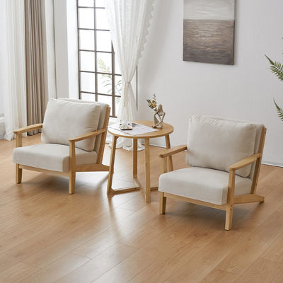 Modern Design Nordic Luxury Lounge Chair Solid Wood Leisure Sofa Chair for Living Room Furniture Mail Packing Y