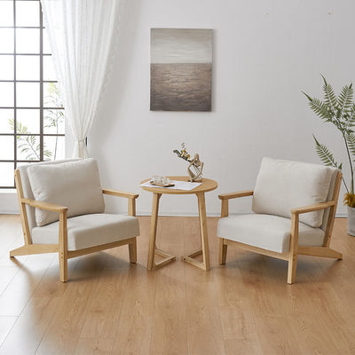 Modern Design Nordic Luxury Lounge Chair Solid Wood Leisure Sofa Chair for Living Room Furniture Mail Packing Y