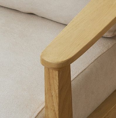 Modern Design Nordic Luxury Lounge Chair Solid Wood Leisure Sofa Chair for Living Room Furniture Mail Packing Y
