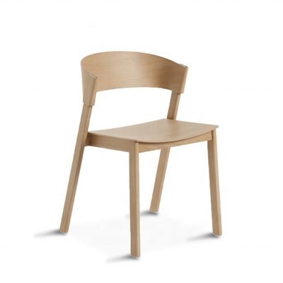 OEM Service Accepted Modern Nordic Dining Room Antique Curved Solid Wood Stackable Chair Fully Assembled with and OEM