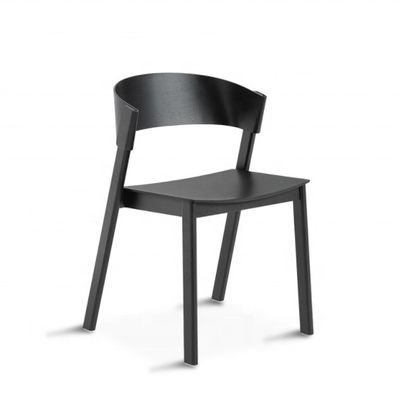 OEM Service Accepted Modern Nordic Dining Room Antique Curved Solid Wood Stackable Chair Fully Assembled with and OEM