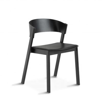 OEM Service Accepted Modern Nordic Dining Room Antique Curved Solid Wood Stackable Chair Fully Assembled with and OEM