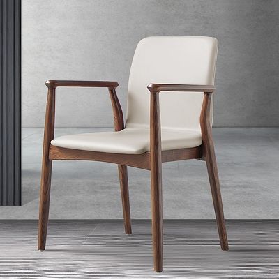 Rubber Wood Frame Dining Chair for Restaurant Customize Luxury Modern Wooden Furniture
