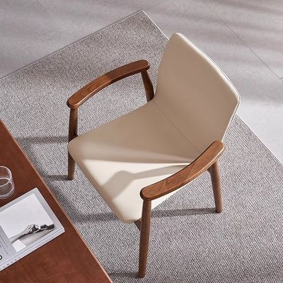Rubber Wood Frame Dining Chair for Restaurant Customize Luxury Modern Wooden Furniture