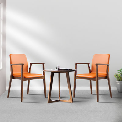 Rubber Wood Frame Dining Chair for Restaurant Customize Luxury Modern Wooden Furniture