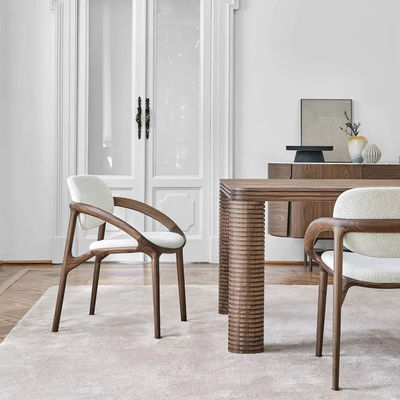 Modern Design Style Customize Luxury Solid Wood Dining Chair for Restaurant Furniture
