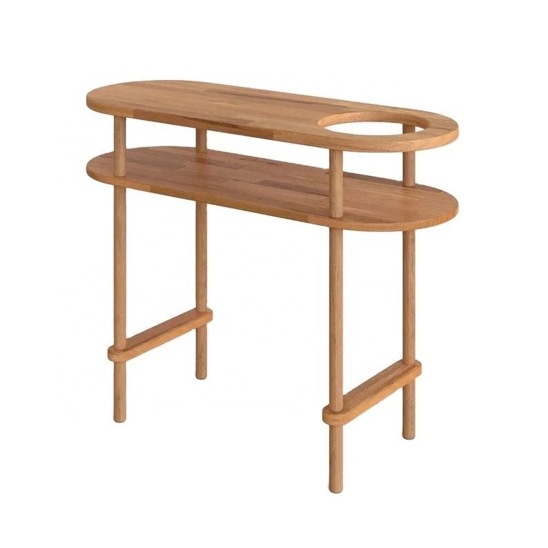 Console Sofa Solid Wood Nature Console Table for Bathroom Entrance Table Hallway and Home Furniture