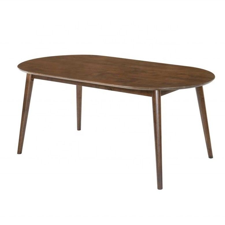Professional Wooden Dinning Table Sets with Multiple Functions Solid Wood Material 90*180cm Siz