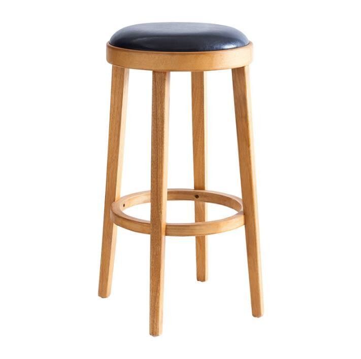 Specific Bar Chair Newest Design Wood Modern Upholstered Round High Chairs for Classical Design