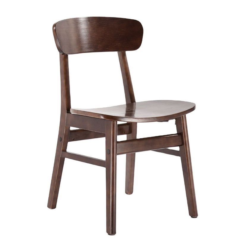 Classic Dining Room Furniture Collection Solid Wood Rubber Chairs Dining Chairs with Modern Design