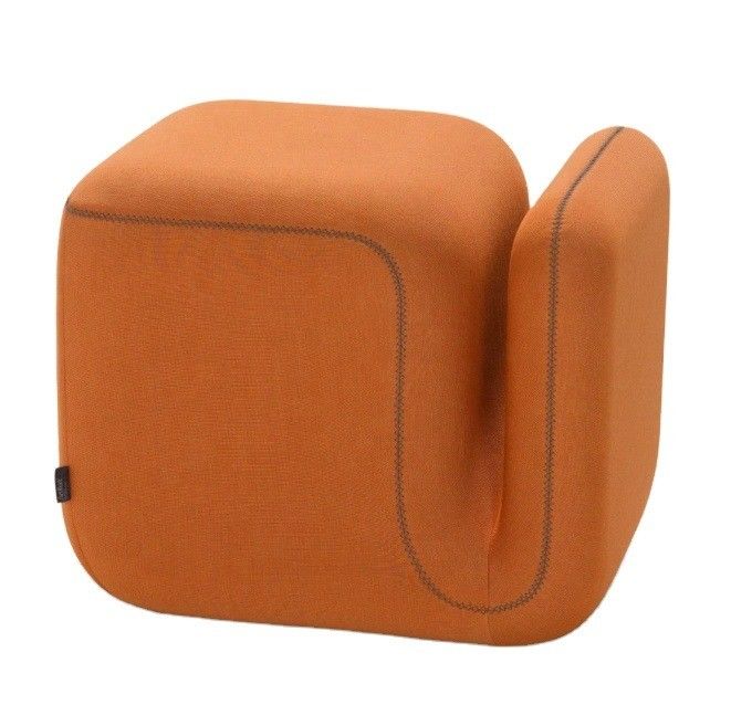 Home Furniture Ottoman Stool with Fabric Cover OEM Service Accepted Space Saving Multi-Purpose Design