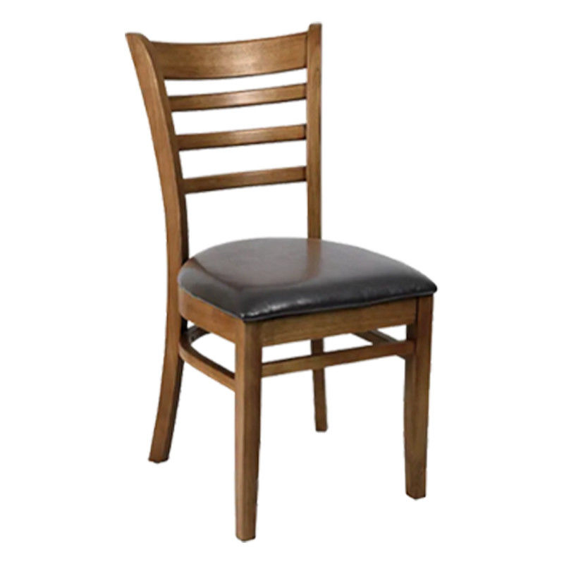 Modern Style Fabric Foam Sponge Cover Wood Chair for Solid Wood Hotel Dining Room