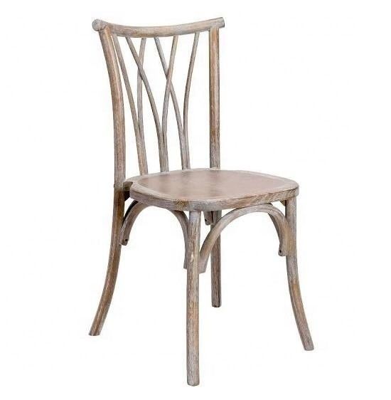 Manufacture Supply Stackable Wood Chairs for Events Modern Design Hotel Restaurant Banquet and Home