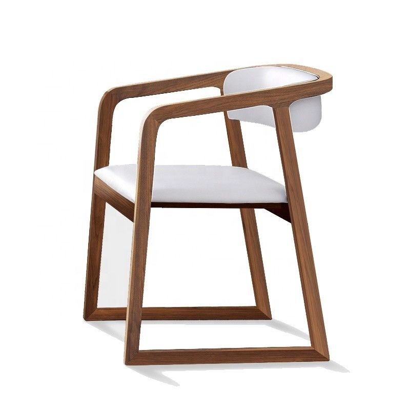 End Luxury All Solid Wood Round Chair for Modern Household Leisure Living Room Restaurant Dining in Home Furniture General