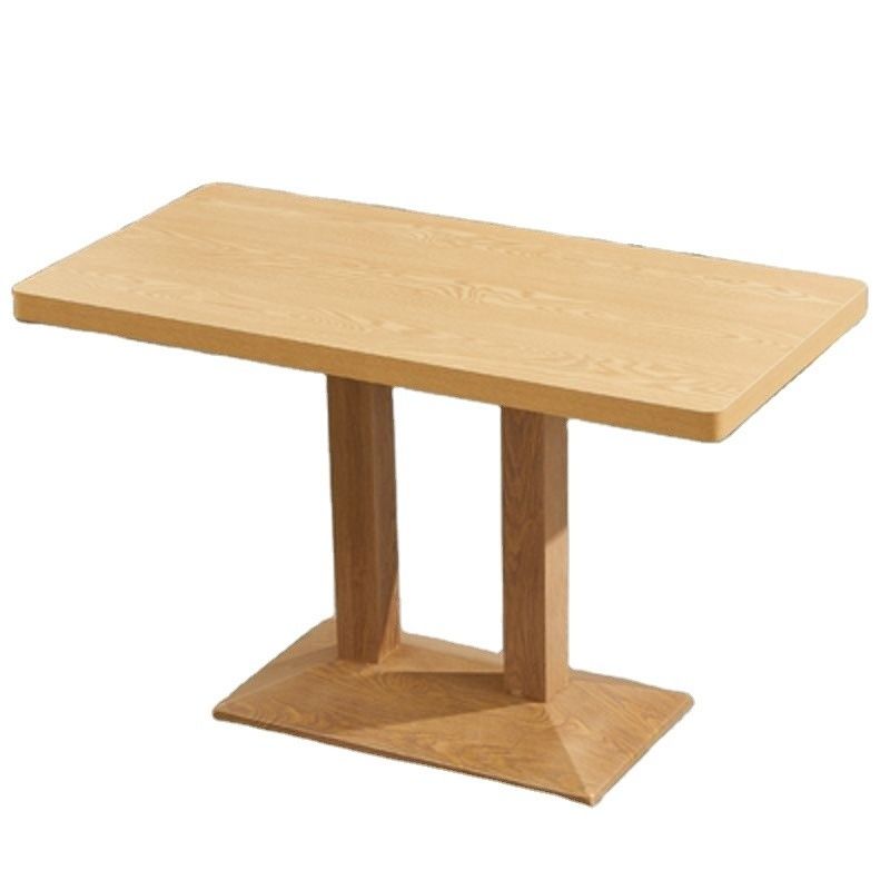 Wooden Dining Table in Modern Design for Customized Color Restaurant Furniture