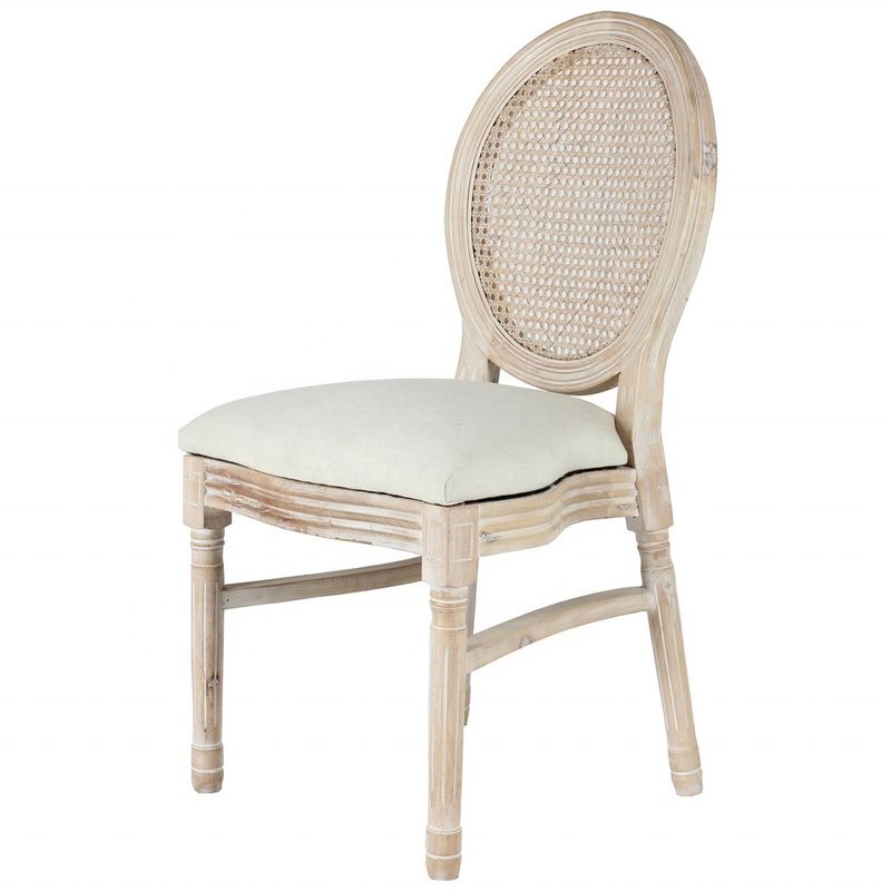 Mail Packing Y Solid Wood Wedding Chair for Events and Weddings French Luis Style Stackable Banquet Seat