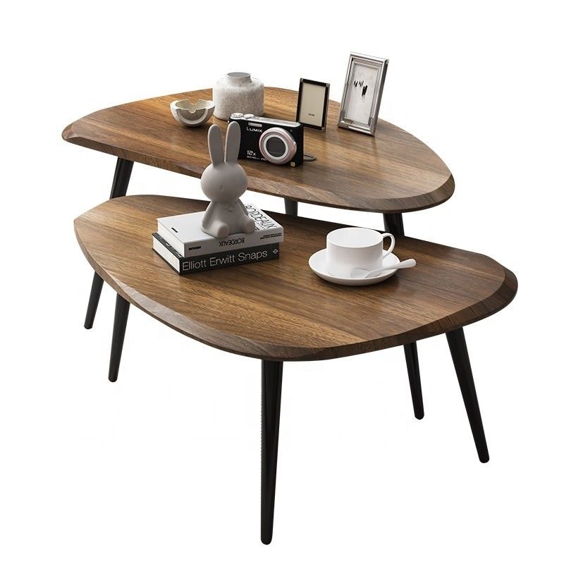 Nordic Modern Wooden Coffee Table for Small Living Room Furniture Functional and Durable