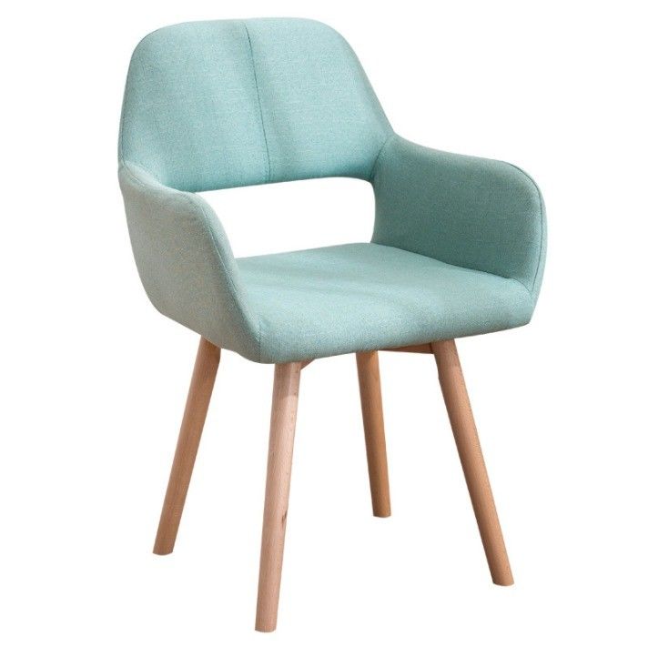 Solid Wooden Legs Dining Room Furniture Nordic Colourful Upholstered Dining Chair for Customer Requirements