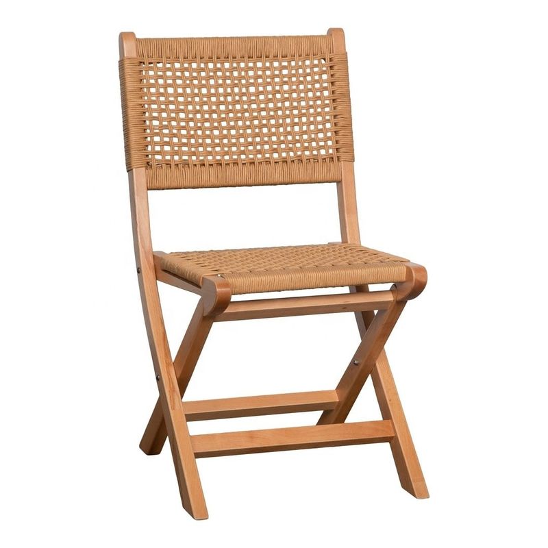 Wedding Reception and Event Hotel Furniture Solid Wood Folding Dining Chair with Nitrolacquer/PU Paint Finish
