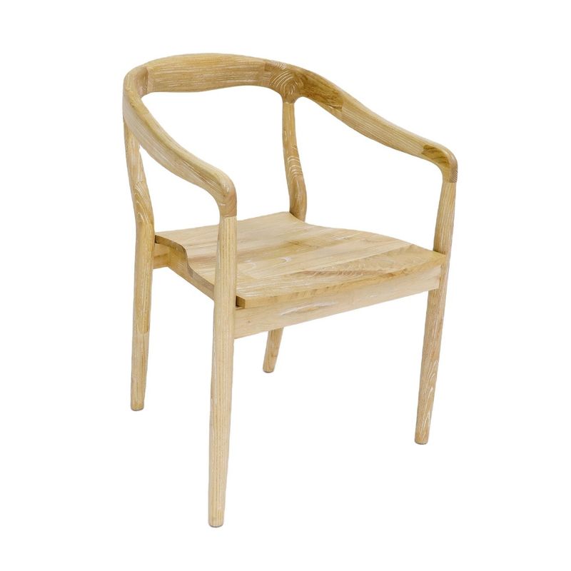 Villa Modern Stackable Solid Wood Banquet Wedding Wooden Chair for Dining Room Furniture in Villa