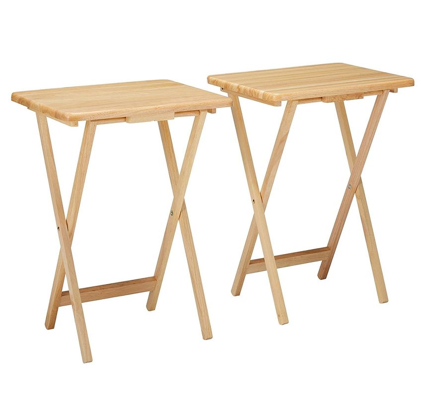 2022 Style Living Room Furniture Wooden Folding Table Set with Solid Wood Material and Functional Design