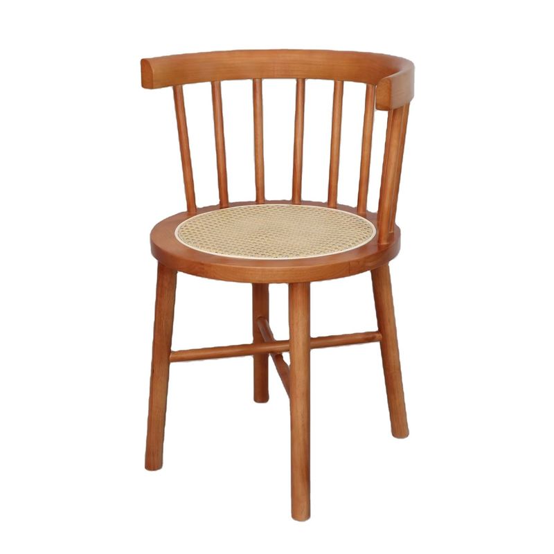 Customized Colors Customer Designs Acceptable Nordic Modern Rattan Chair Wooden Furniture