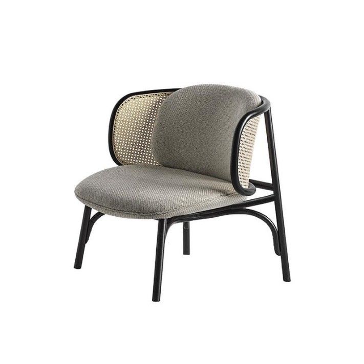 Wooden Single Rattan Chair for Latest Design Upholstered Wood Chair W68*D70*H82cm