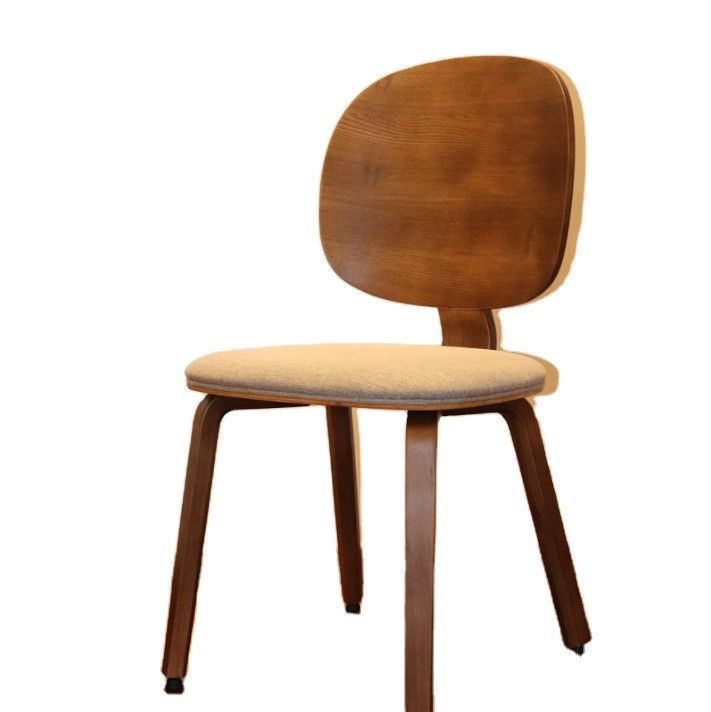 Dining Chair Nordic Furniture Upholstered Wood Chairs Demountable Cafe Chair Assembling Specific W44cm*D46cm*89cm