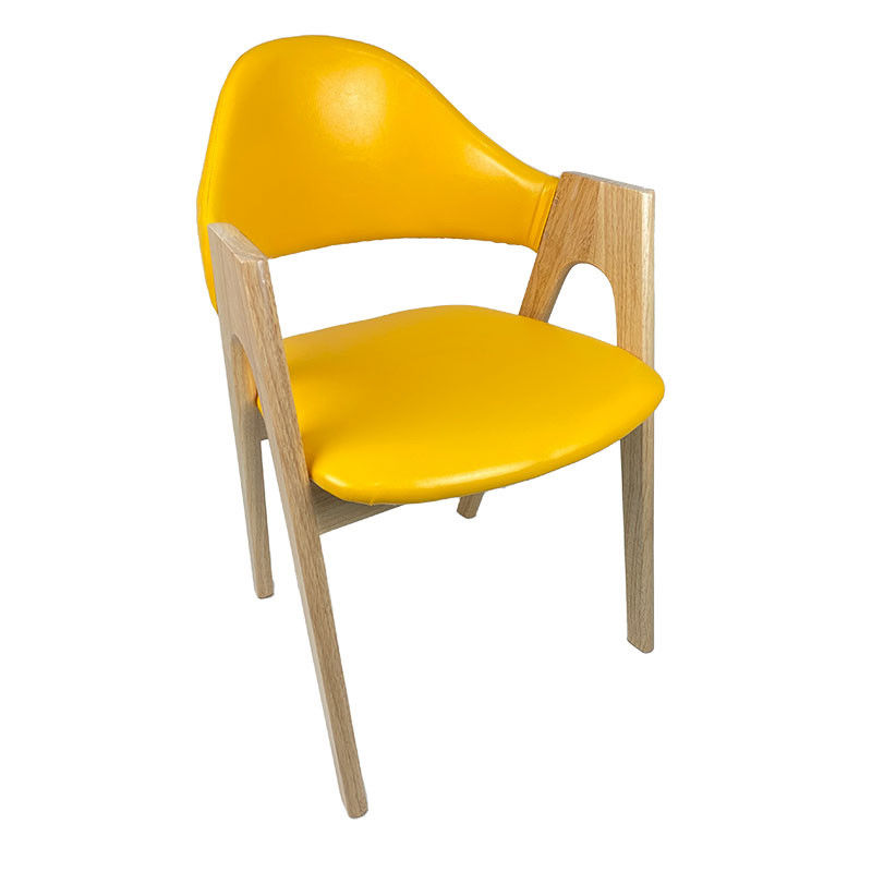 Commercial Luxury Modern Style Wooden Leg Dining Chair with Manufactory Solid Living Room Furniture