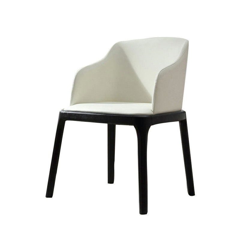 Nordic Gray Luxury Fully Fabric Upholstered Dining Chair Luxury Modern Style for Dining Room Furniture