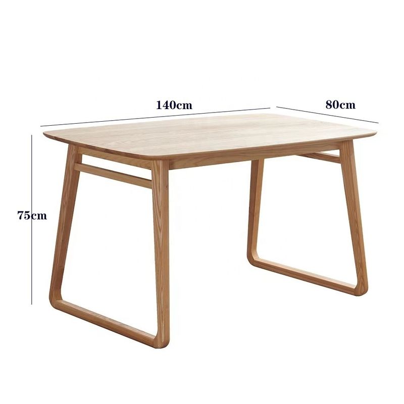 Home Furniture Guaranteed Rectangular Wood Dining Table for Dining Room Decoration