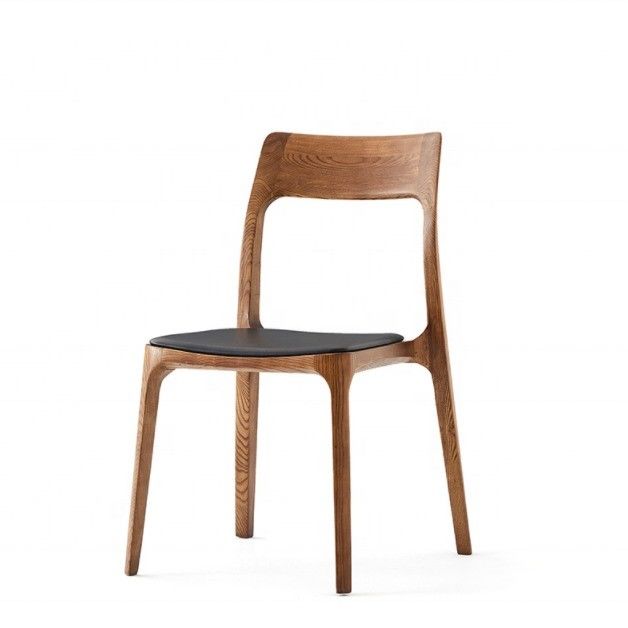 Classic Design Stacked Dining Chair with Solid Wood Material and High Weight Capacity of 200kg