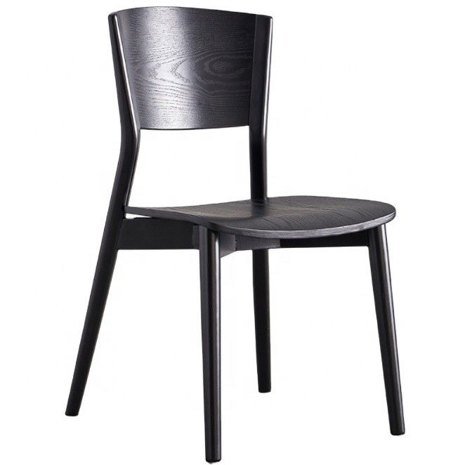 Solid Wood Dining Chair for Modern Coffee Shop and Restaurant Furniture