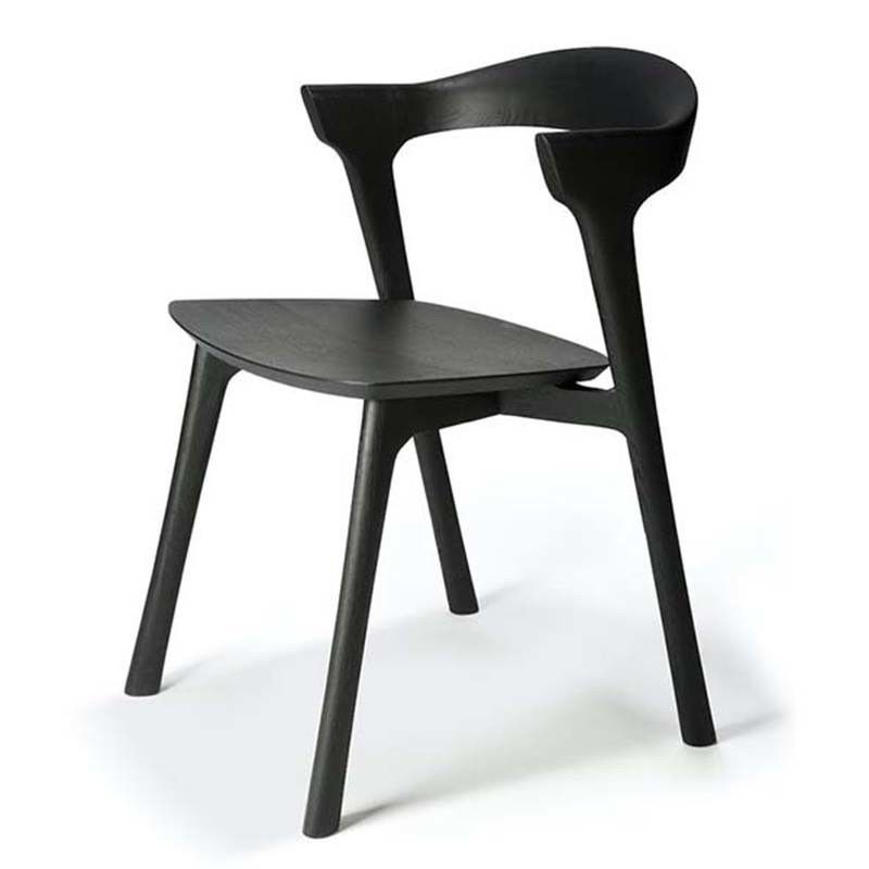 Comfortable and Elegant Nordic Wood Leisure Chair for Hotel Garden Coffee Shop 53cm*50cm*76cm