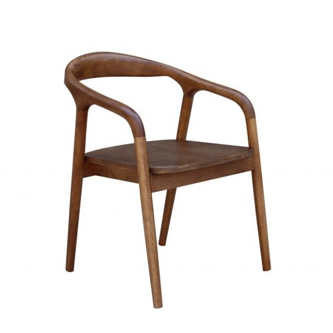 Antique Luxury Solid Wood Dining Chair Wooden Frame Chair for Dining Room Restaurant Cafe Hotel