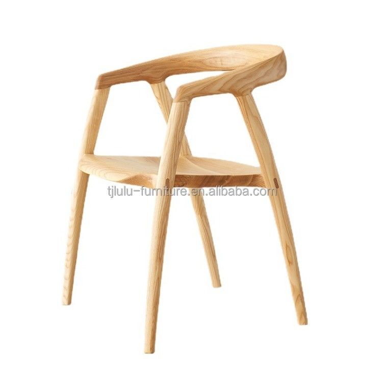 Home Furniture Luxury Modern Dining Chair with Solid Wood Frame and Single Seater Design