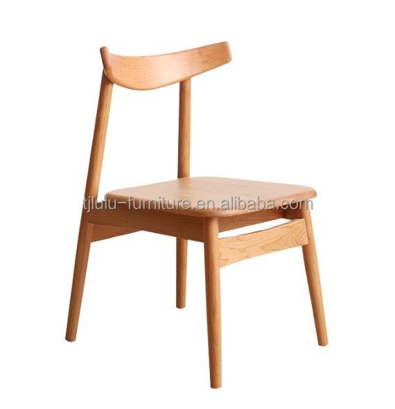 Solid Wood Dining Chair with Modern Design Style for Dining Room Furniture in Cafe Restaurant at and Nordic Simple Design