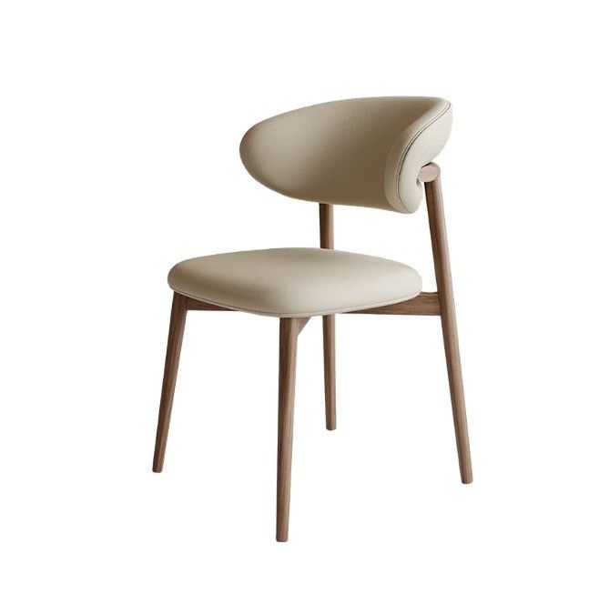 Modern Solid Wood PU Dining Room Chair for Nordic Design Restaurants and Cafes 2023 Design Style Modern Mail Packing N