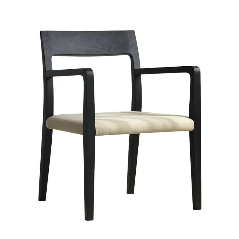Home Furniture Italian Style Design Modern Solid Wood Fabric Upholstery Dining Room Restaurant Chair for Kitchen 2023