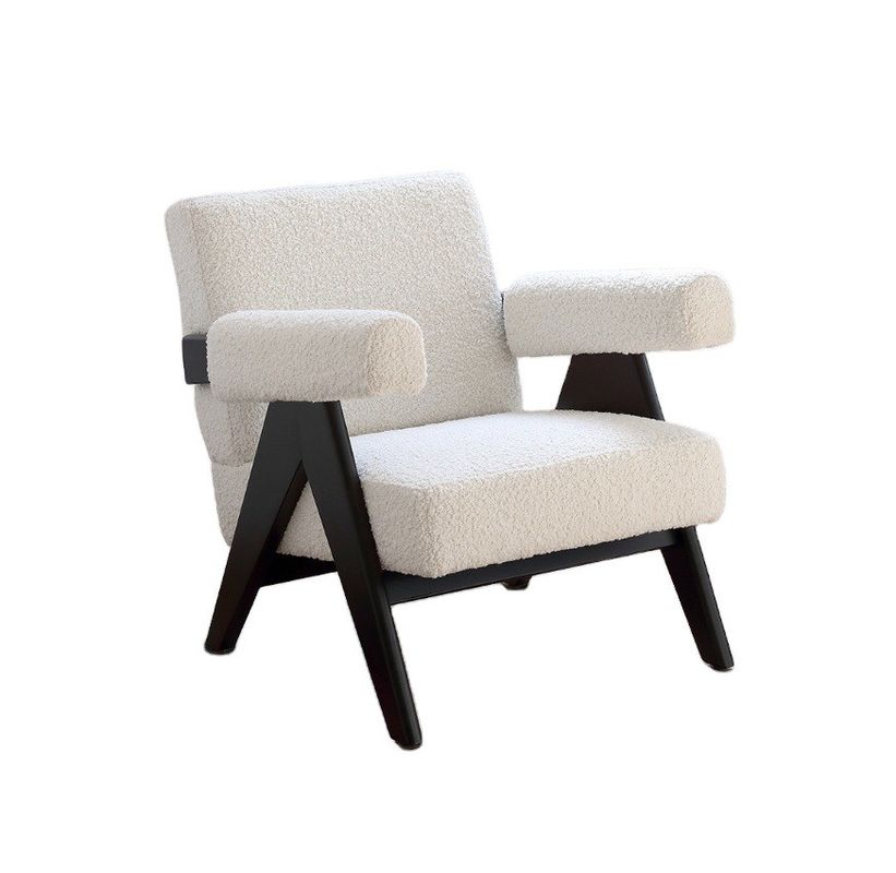 LL-C26 Wood Upholstery Leisure Chair for  Living Room W69*D72*H74 cm
