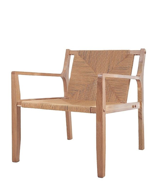Home Furniture Oak Solid Wood Frame Nitrolacquer Finish Detachable Chair Seat Dining Chair for Modern Design Living Room