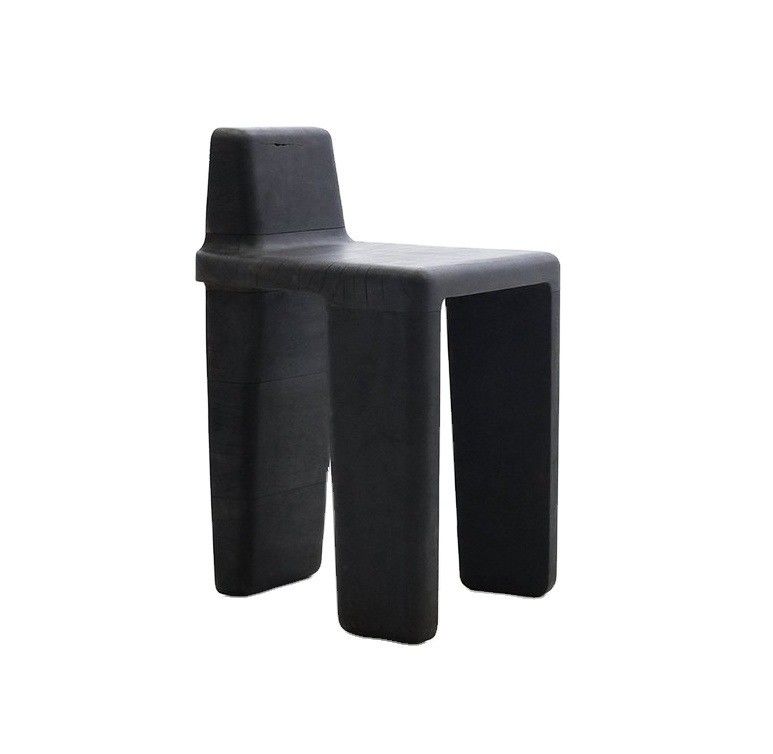 Modern Design Wood Seat Dining Chair Living Room Bar Stool Finish Nitrolacquer for Home Office