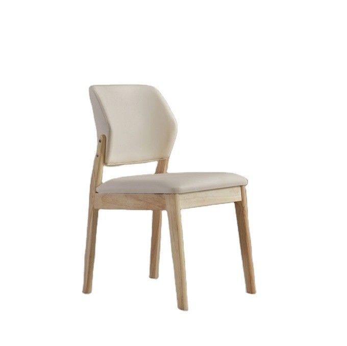 PU Leather Solid Wood Frame Nitrolacquer Finish Dinning Chair for Dinning Room Restaurant Living Room Furniture and Hotel