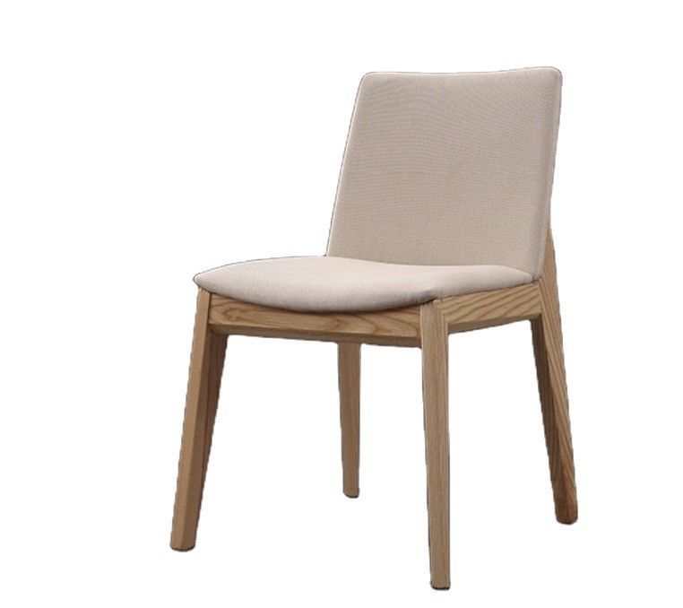 Dining Chair Wood Style Solid Wood Luxury Modern Design PU Leather Material Simple Concise for Dining Specific Chair