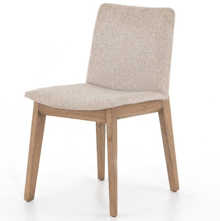 Natural Solid Wood Leisure Back Office Home Upholstery Nordic Style Dining Chair for School