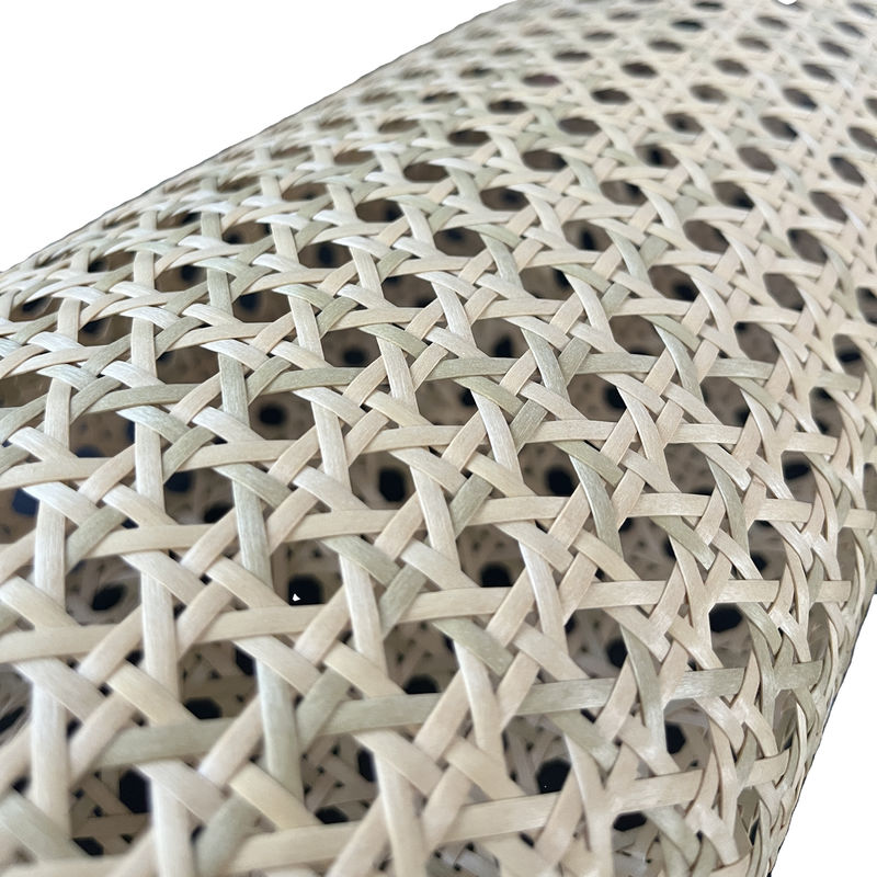 Sturdy and Versatile Solid Wood PU Leather Fabric Natural Plastic Rattan Sample with Nitrolacquer Finish