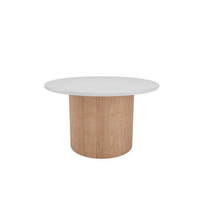 NO Folded Round Wooden Dining Table for Modern Dining Room Living Room Furniture Home Furniture