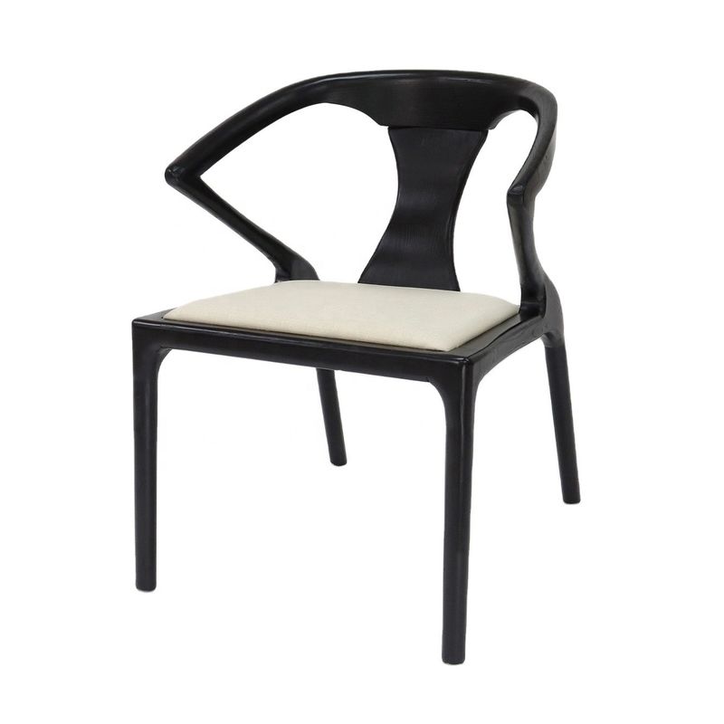 Guaranteed One Year Wood Restaurant Chairs for Dining in Hotels Walnut Wood Chairs